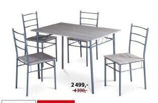 Jídelní set 4+1 (dub sonoma) - ASKO akcniletaky.com