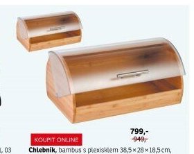 Chlebník, bambus s plexisklem - ASKO akcniletaky.com