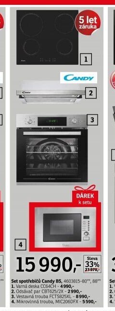 Set spotřebičů Candy BS - ASKO akcniletaky.com