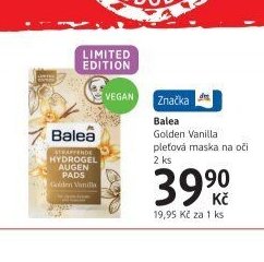 Balea Golden Vanilla pleťová maska na oči