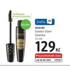 alverde Golden Glam řasenka