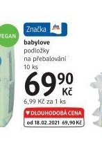 babylove podložky na přebalování