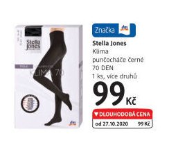 Stella Jones Klima punčocháče černé 70 DEN