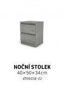 NOČNÍ STOLEK 40x50x34cm - ASKO akcniletaky.com
