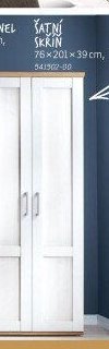 Šatní skříň 76x201x39 cm - ASKO akcniletaky.com