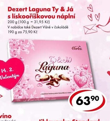 Dezert Laguna Ty & Já s lískooříškovou náplní
