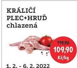 Králičí plec s hrudí