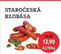Staročeská klobása