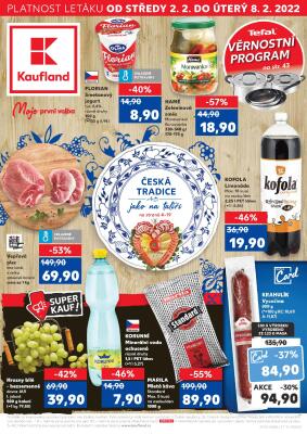 akční leták Kaufland 2.2.2022-8.2.2022