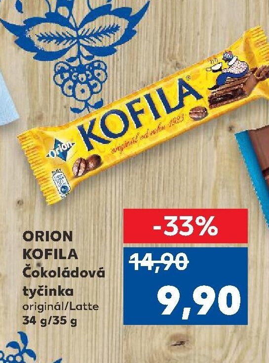ORION KOFILA Čokoládová tyčinka