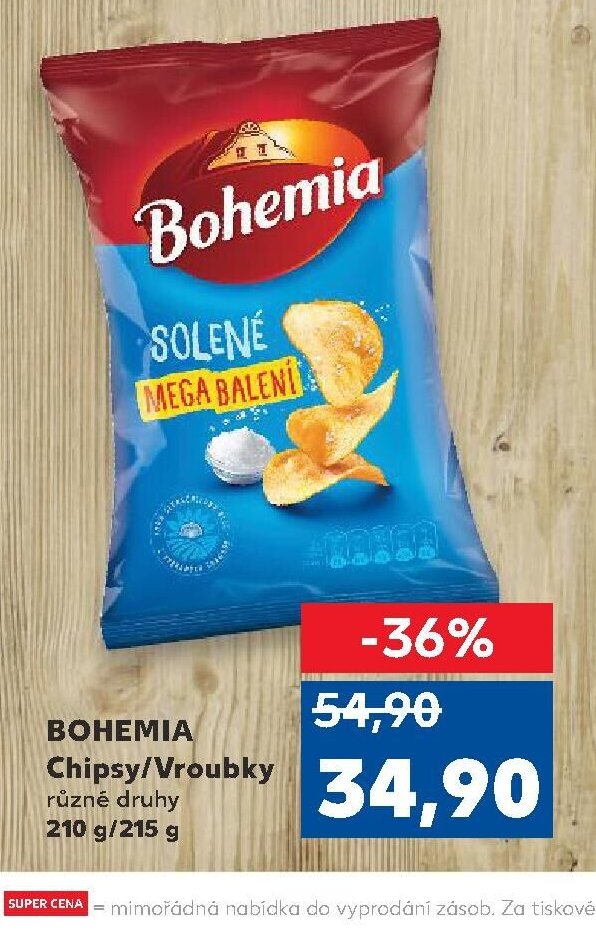 BOHEMIA Chipsy/Vroubky