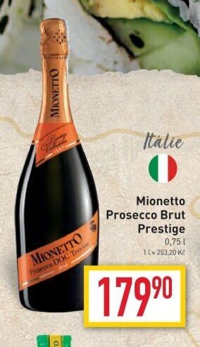 Mionetto Prosecco Brut Prestige 0,75 l
