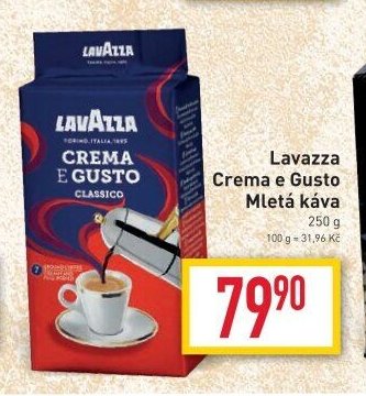 Lavazza Crema e Gusto Mletá káva