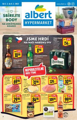 akční leták Albert 2.2.2022-8.2.2022