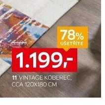 Vintage koberec cca 120x180 cm