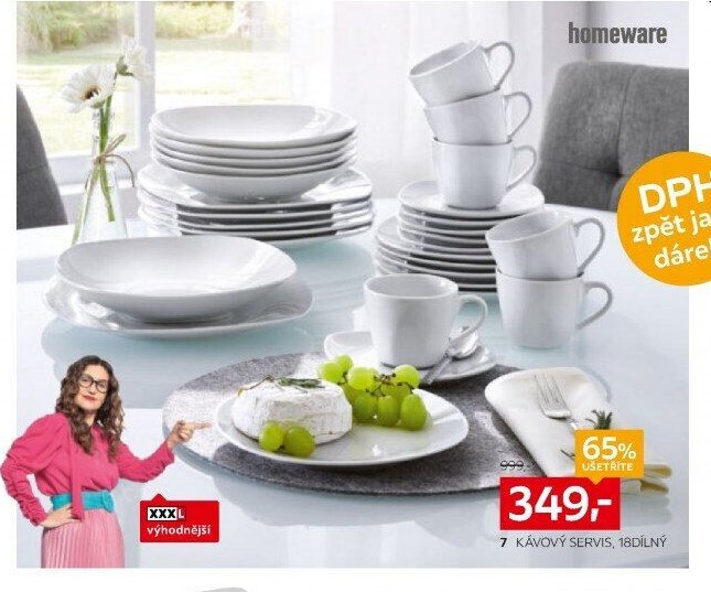 7 KÁVOVÝ SERVIS, 18DÍLNÝ
