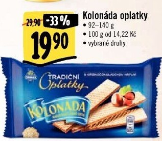 Oplatky Kolonáda Opavia
