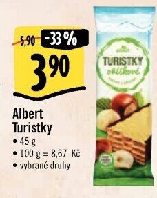 Oplatky Turistky Albert