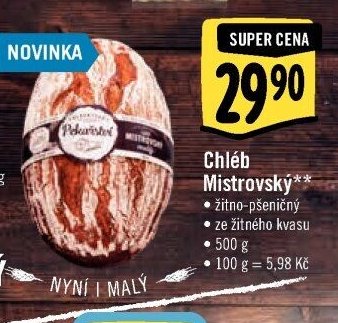 Chléb Mistrovský 500 g