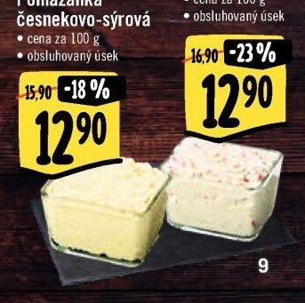 Pomazánka česnekovo-sýrová