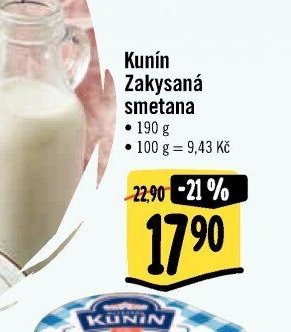Kunín Zakysaná smetana