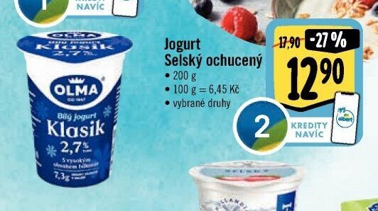 Jogurt Selský ochucený
