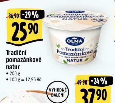 Tradiční pomazánkové natur