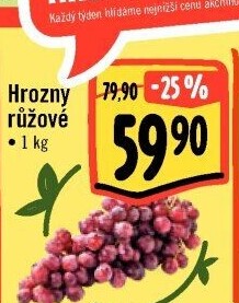 Hrozny růžové