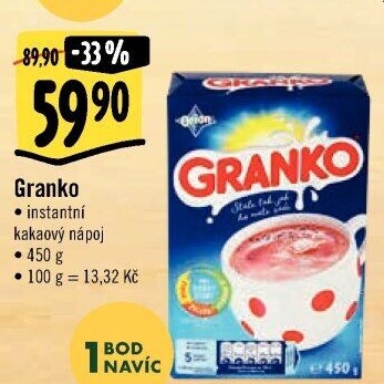 Instantní kakao Granko