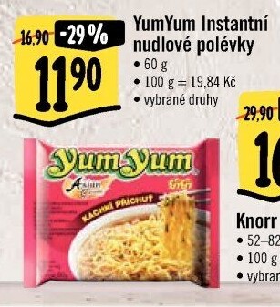 Instantní polévka YumYum