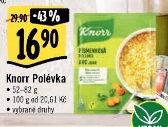 Instantní polévky Knorr