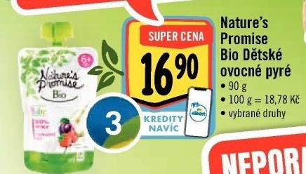 Kapsička ovocná 100% Bio Baby Nature'