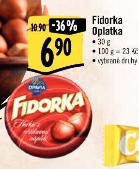Oplatky Fidorka Opavia