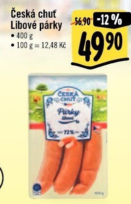 Párky libové Česká chuť