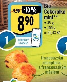 Rolka čokoládová bio