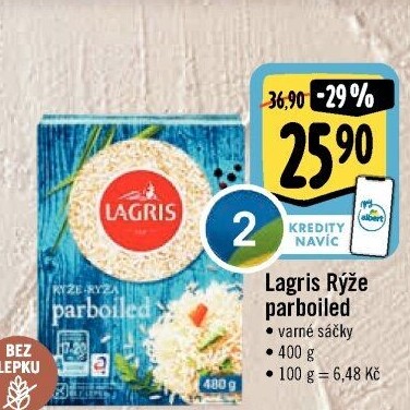 Rýže parboiled Lagris