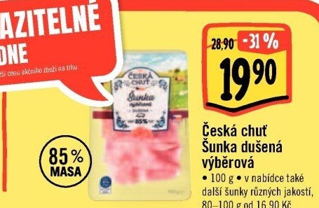 Šunka dušená výběrová Česká chuť