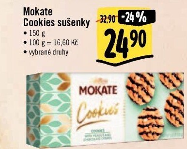 Sušenky Cookies Mokate Caffetteria