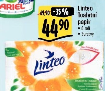 Toaletní papír 3vrstvý Linteo