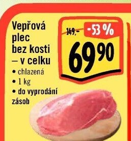 Vepřová plec bez kosti