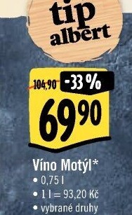 Vína Motýl Víno Mikulov