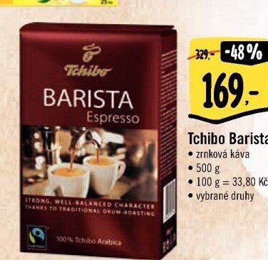 Zrnková káva Barista Tchibo