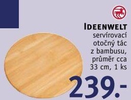 Bambusový servírovací tác Ideenwelt