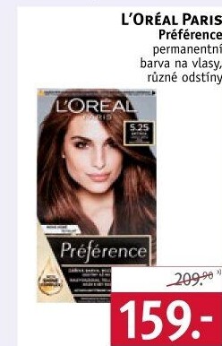 Barva na vlasy Préférence L'