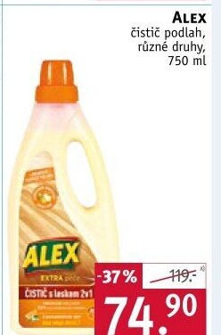 Čistič na podlahy Alex