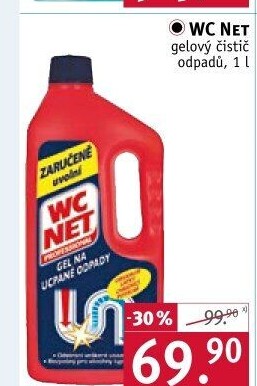 Čistič odpadů gelový WC NET