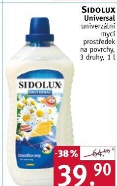 Čistič univerzální Soda Power Sidolux