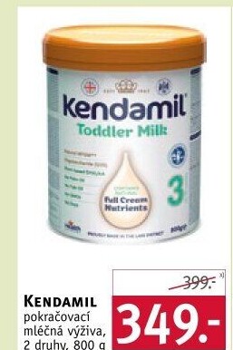 Kojenecká výživa Kendamil