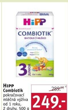 Kojenecké mléko Combiotik Hipp