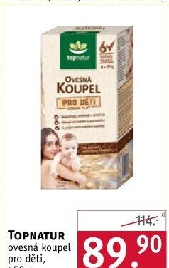 Koupel ovesná pro děti Topnatur